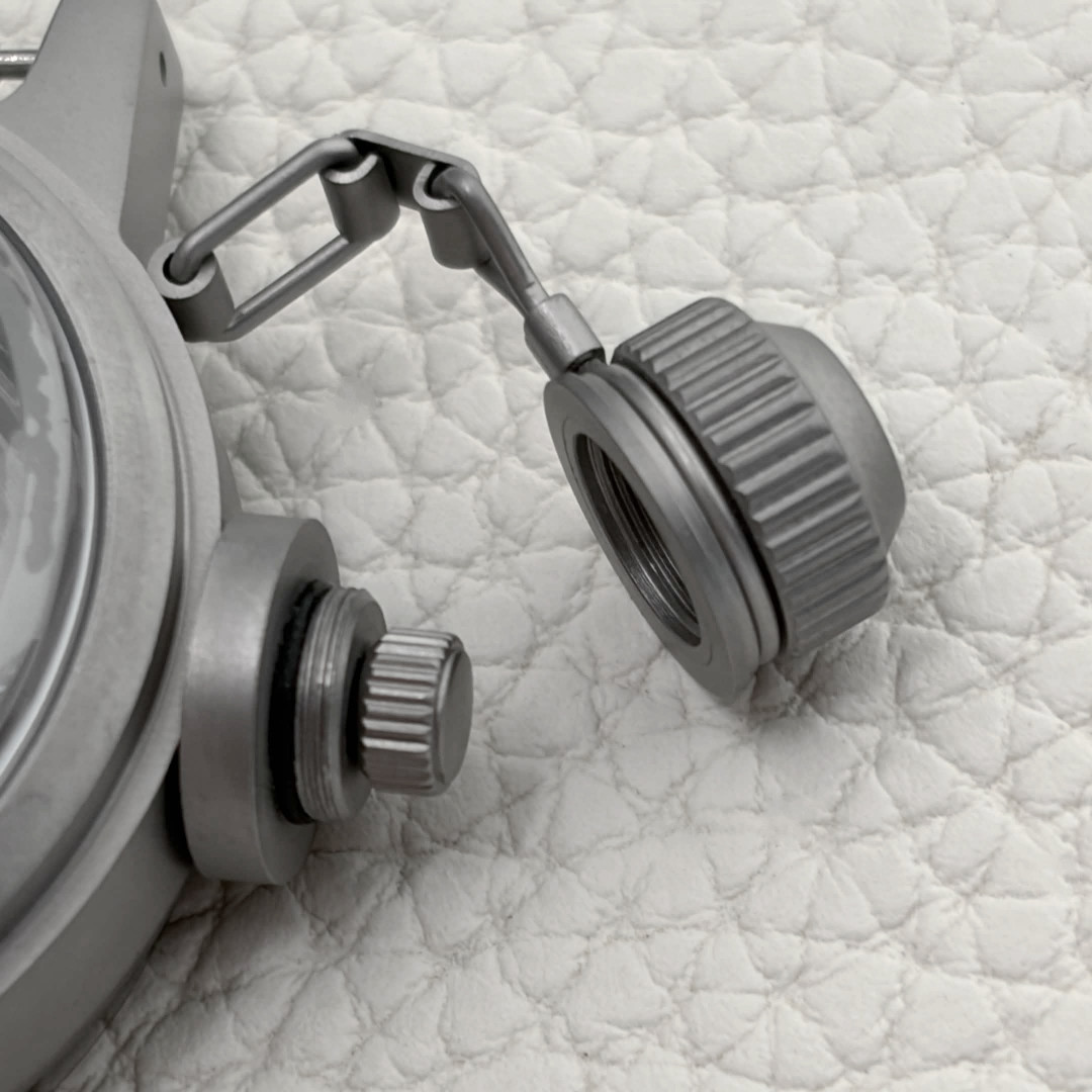 New 36mm Silver Matte World War II Military Frogman Watch Case Fit NH35 NH36 Mod