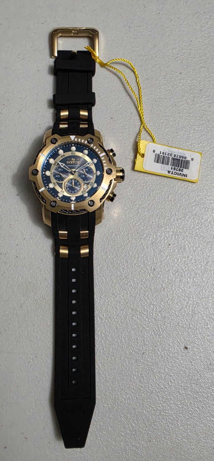 Invicta Rare Chronograph Bolt 26751 , flame fusion Reloj De Lujo Original