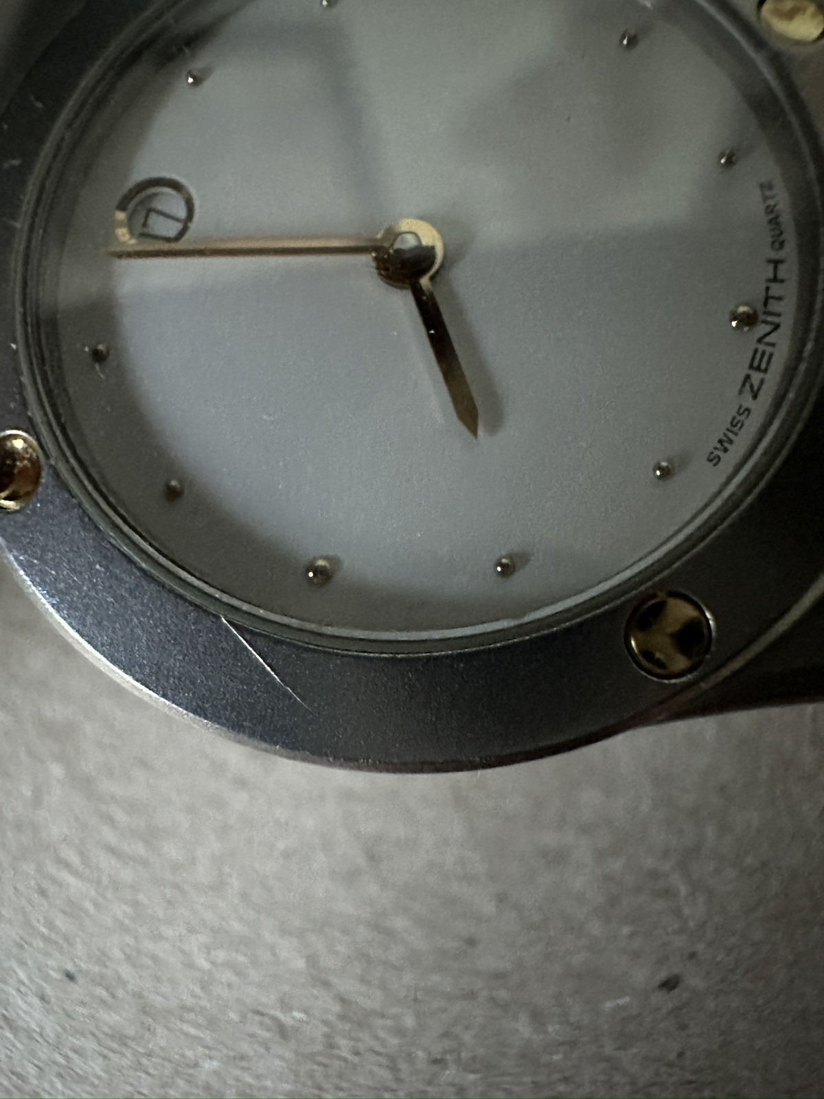Vintage Zenith Pacific museum lady Quartz ETA 255.441 with box – working