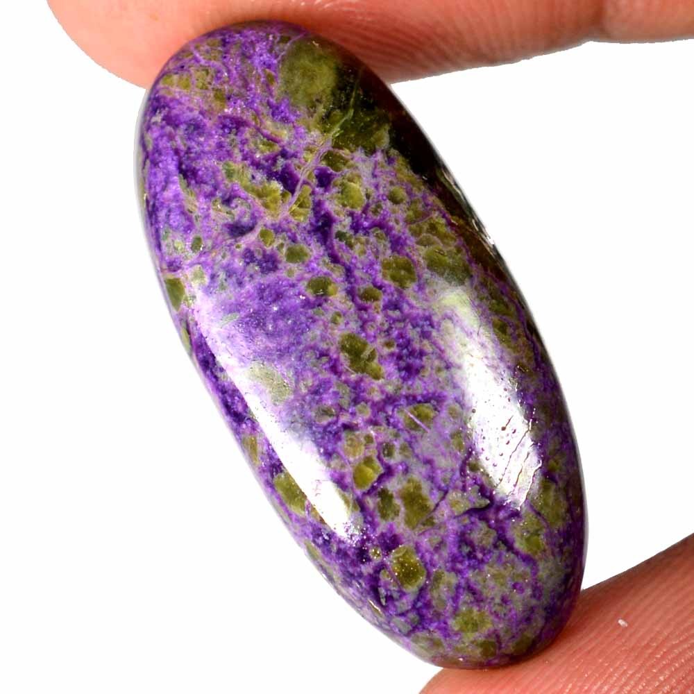 18.15 Cts 100% Natural Purpurite Oval Cabochon 14 X 32 mm Namibia Gemstone PR60