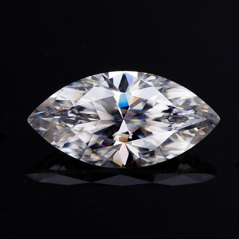 Premium Marquise Cut D Color Loose Moissanite 0.5-5ct VVS1 GRA Certificate