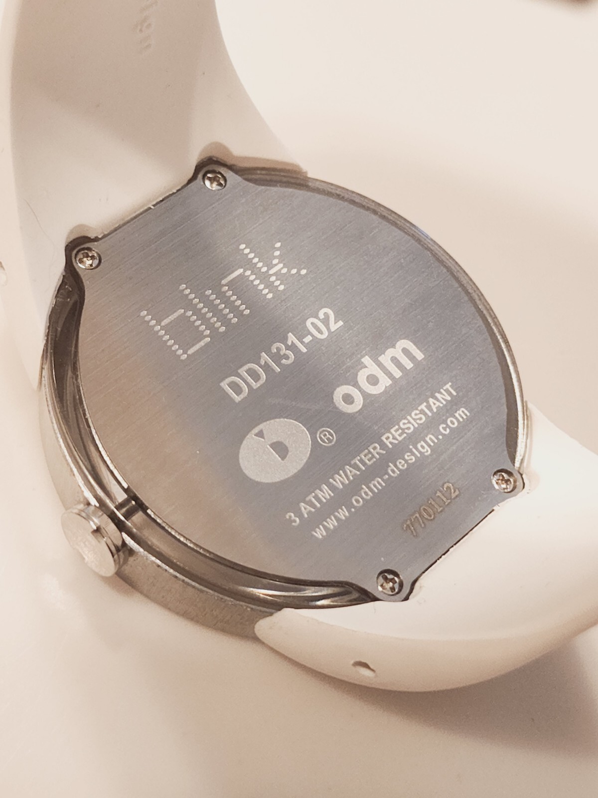 ODM Blink Analog Watch WHITE DD131-02 ** RUNNING **