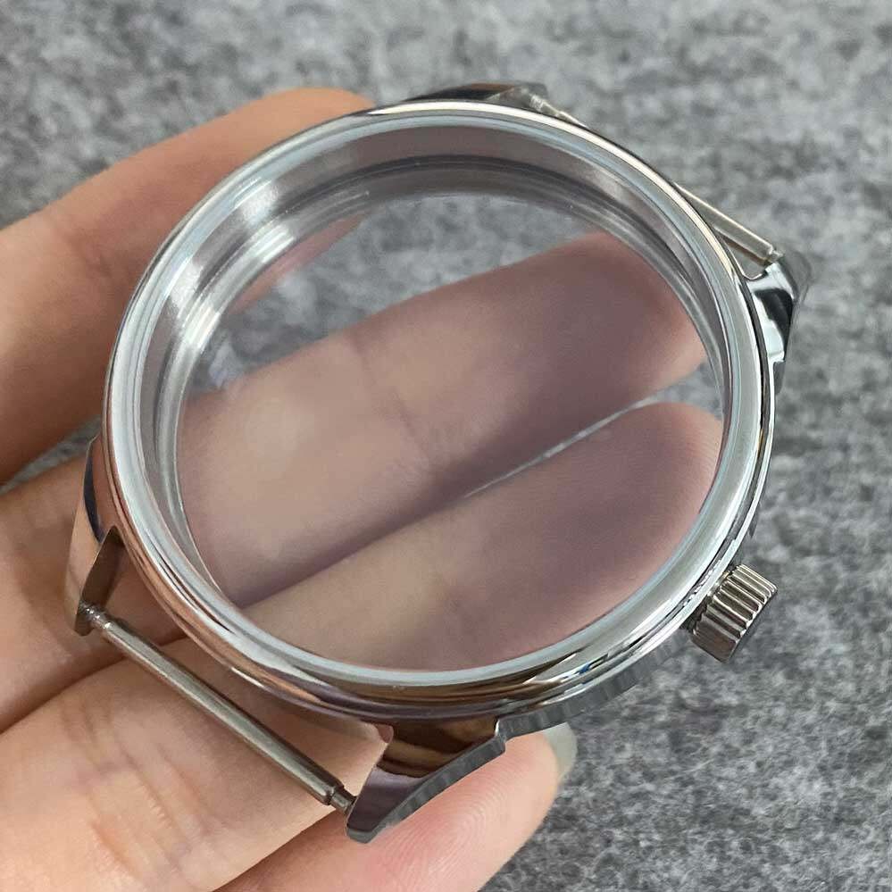 42mm Watch Case Stainless Steel Replace For ETA6497/6498/ST3600/ST3620 Movement