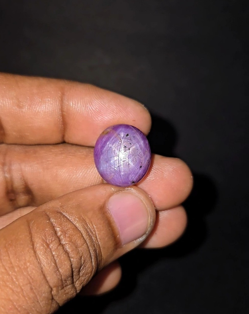 Natural 26.75 Ct Star Ruby Pink Oval Cabochon untreated loose gemstone