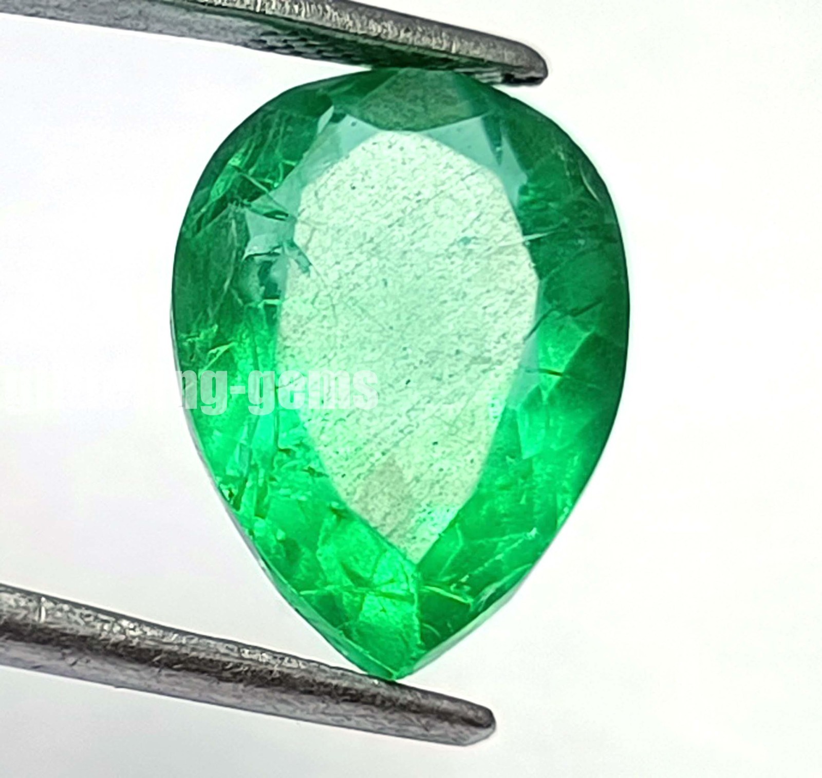 7.00 Ct Natural Colombian Green Emerald Pear Shape IGL Certified Loose Gem 5DNH