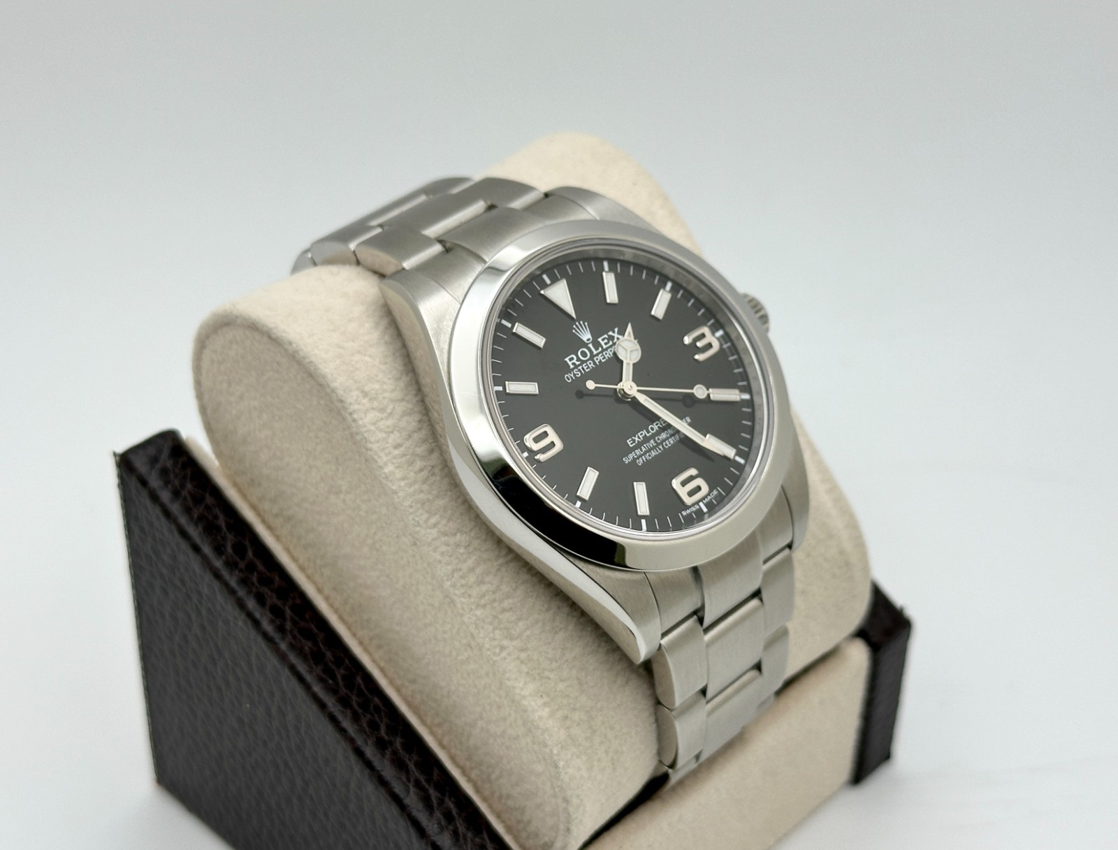Rolex Explorer 214270 39mm Black Dial Stainless Steel
