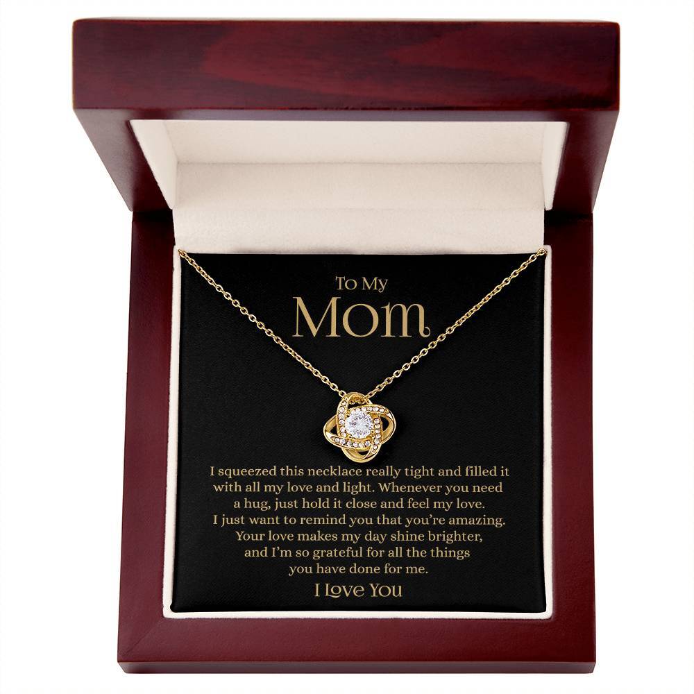 My Mom Necklace, Gift From Daughter Son, Mom Jewelry Birthday Mother’s Day Gifts