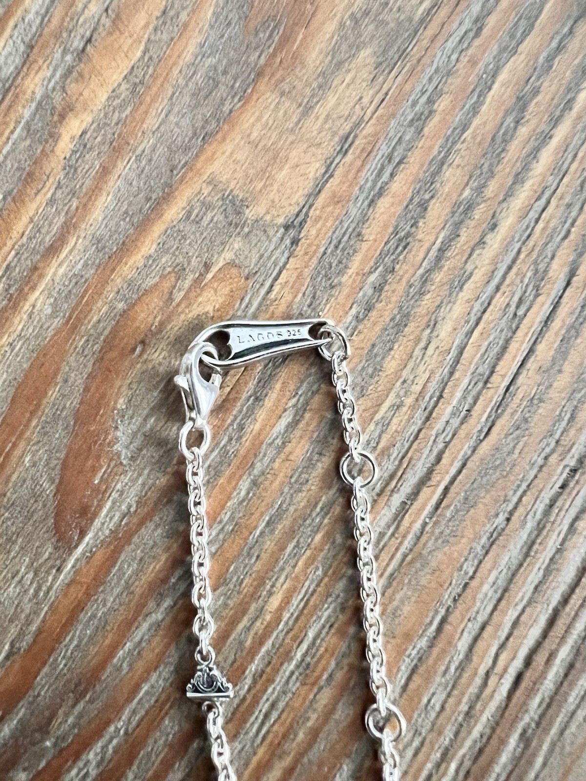 Lagos Sterling Silver Pendant Necklace with Diamonds