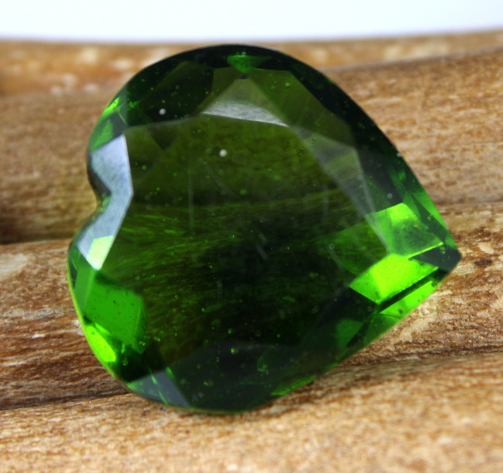 Brazilian Olive Green Peridot 58.85 Ct Heart Shape Gemstone Certified T8875