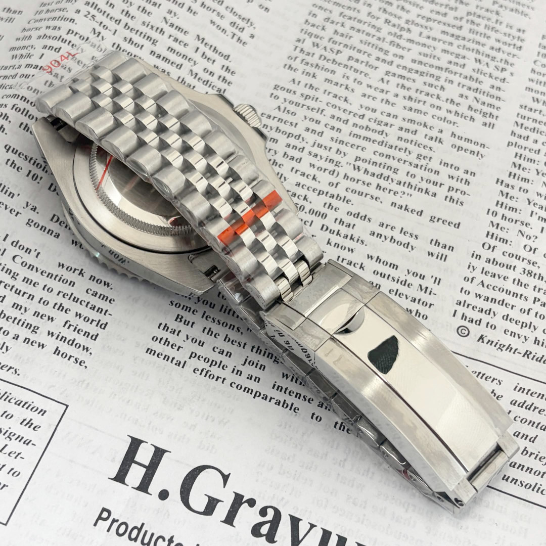 40MM Watch Case Ceramic Bezel Sapphire Glass fit ETA 2824 PT5000 movement