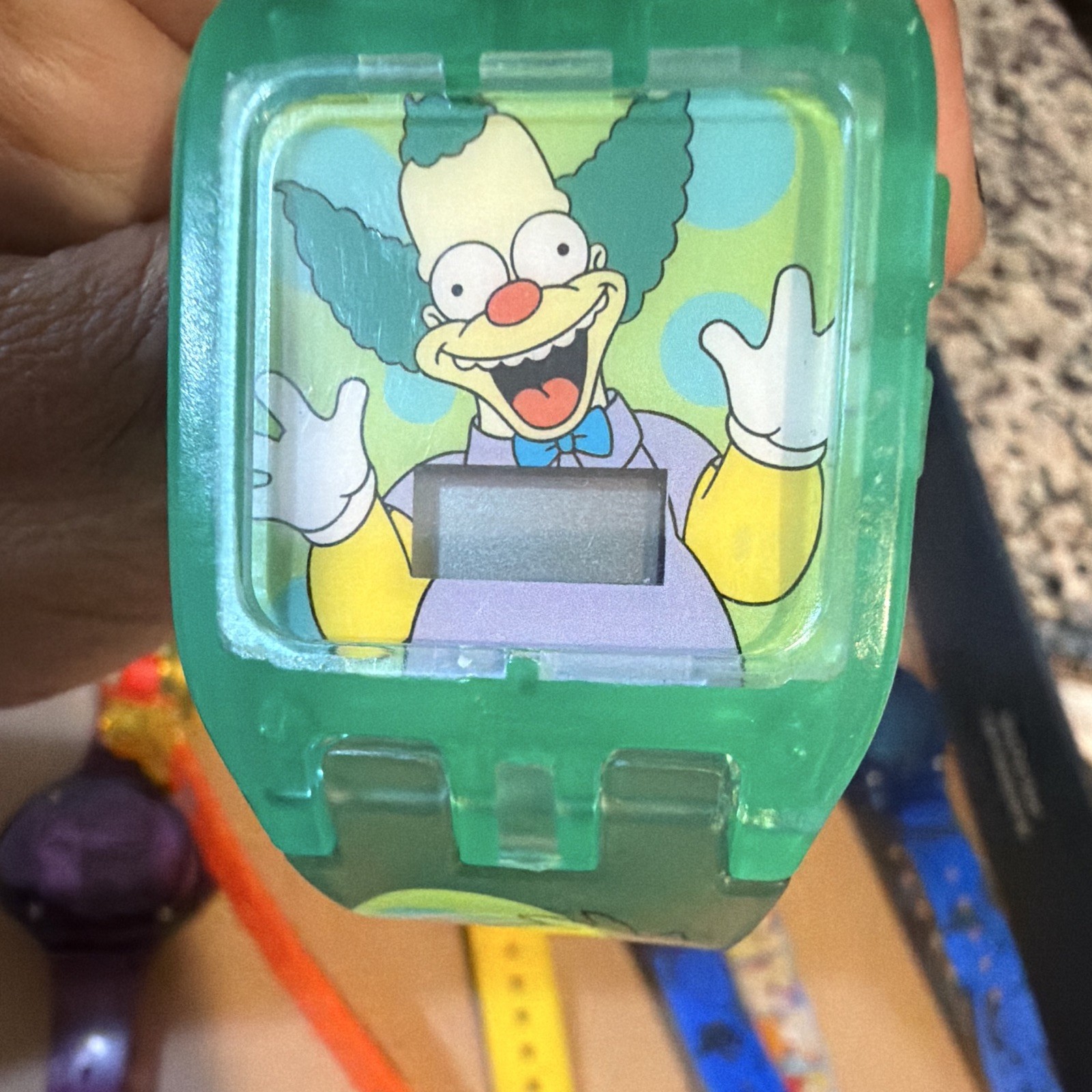 Nickelodeon Rugrats Lot of 6 Kids Digital LCD Quartz Plastic Wristwatches 1997