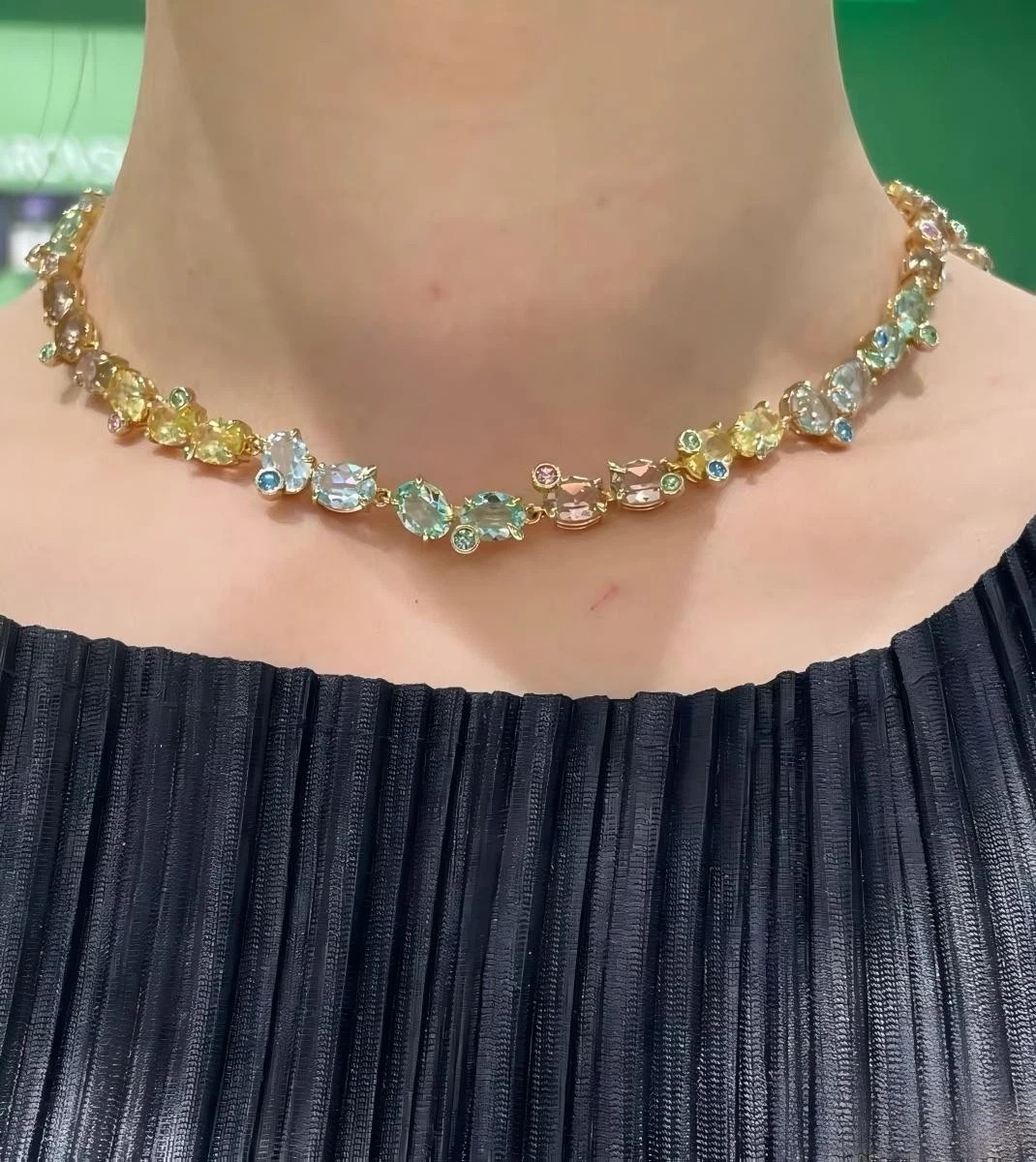 Swarovski GEMA small gem crystal necklace NEW!