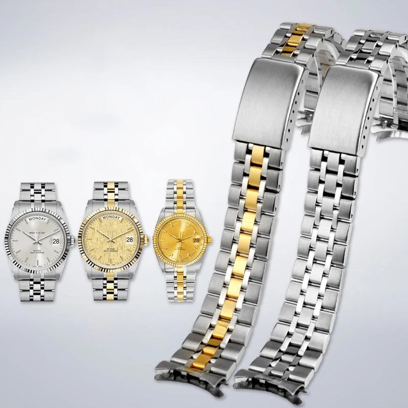 Stainless Steel Watch Bracelet 19mm 20mm For Tudor Prince Princess Series