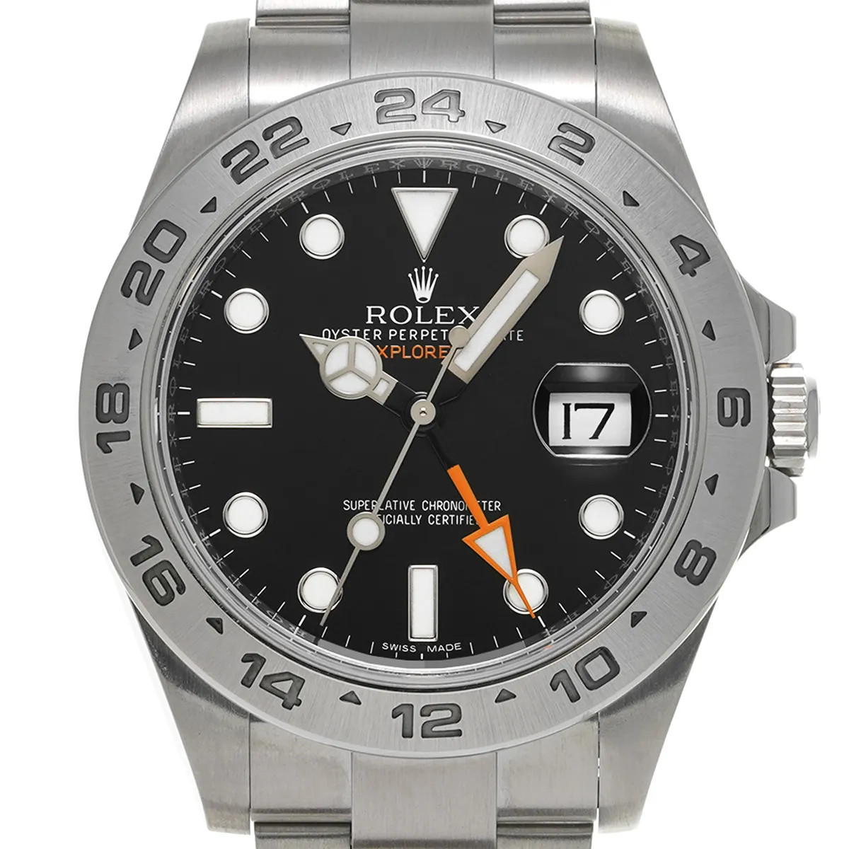 Rolex ExplorerII 216570 42mm Stainless Steel Black Wristwatch #WW1307