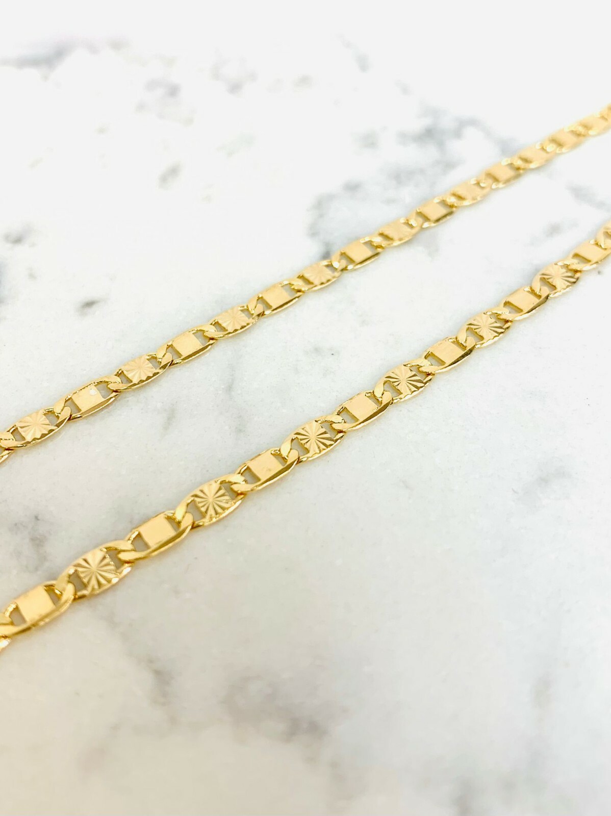 Valentino Link Chain Necklace For Kids Childrens Womens 16″ 4.5g 3mm/ Kids Chain