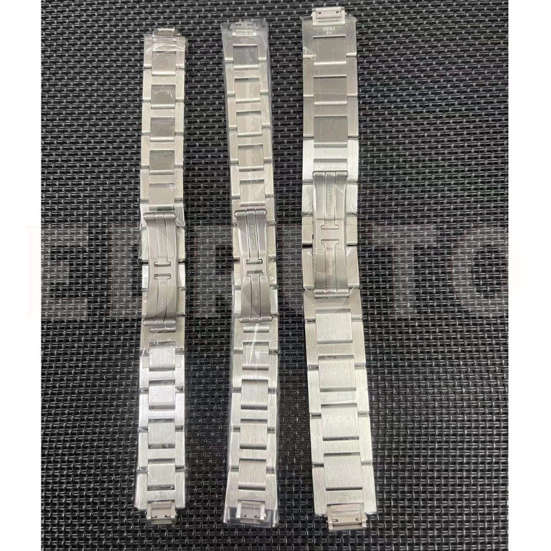 For Cartier Ballon Bleu Series Unisex Stainless Steel Watch Bracelet Band Strap