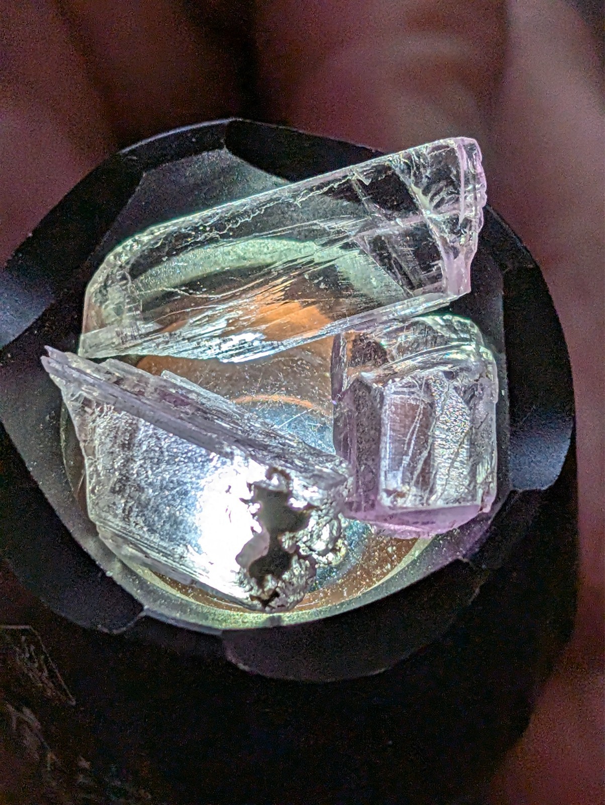 USA Seller 25.54 IF flawless top color pink Natural Kunzite facet rough gemstone