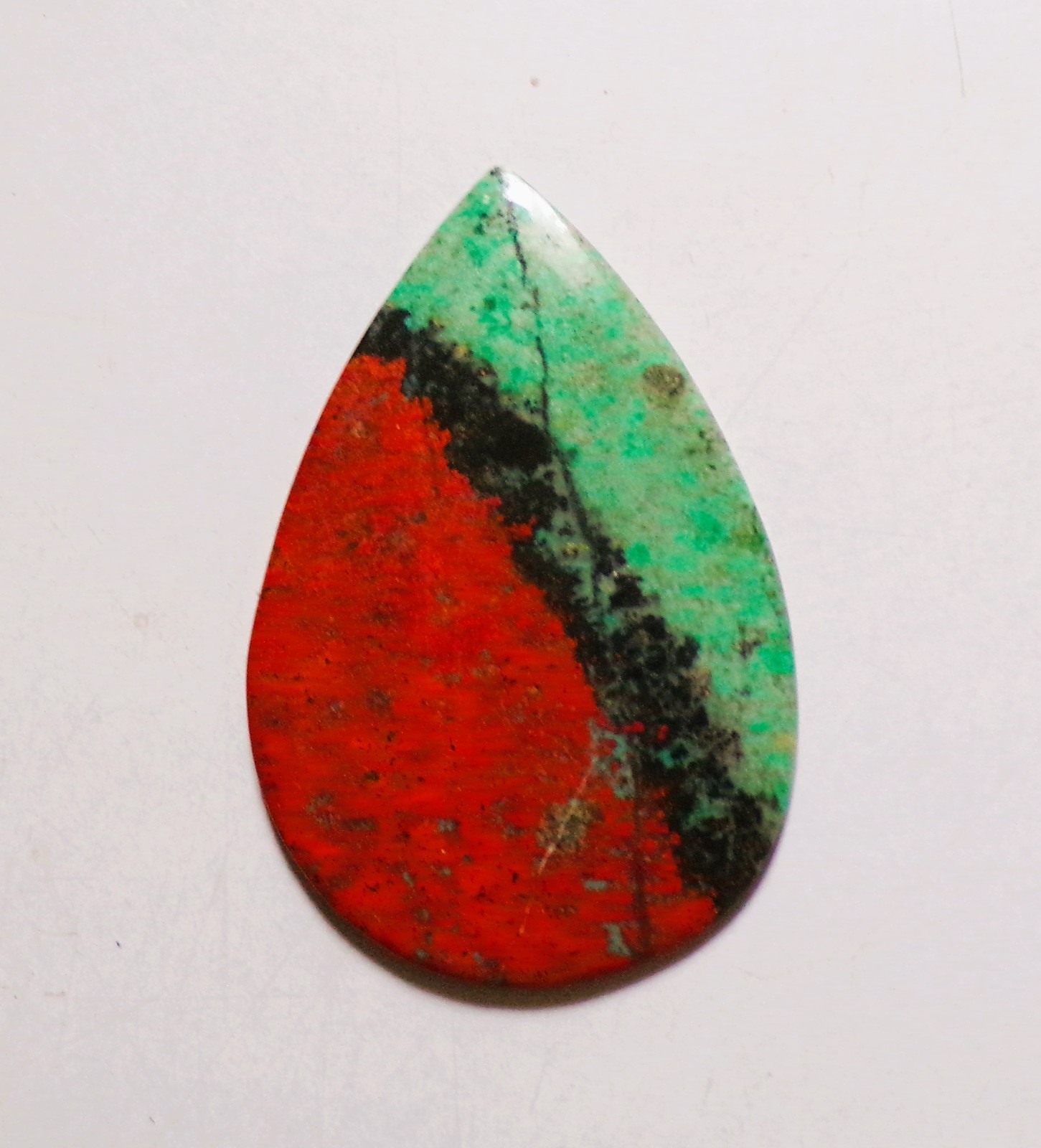 69.65Cts Sonora Sunrise Chrysocolla Cabochon Loose Gemstone 58X38X4MM S60