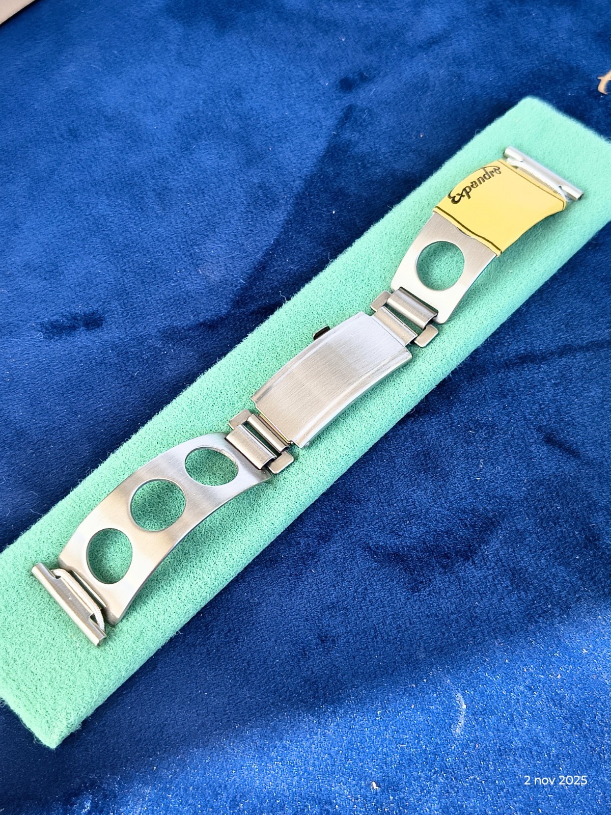 Vintage Expandro Watch Rally Bracelet Nos 20mm XL 13.5cm-15.5cm