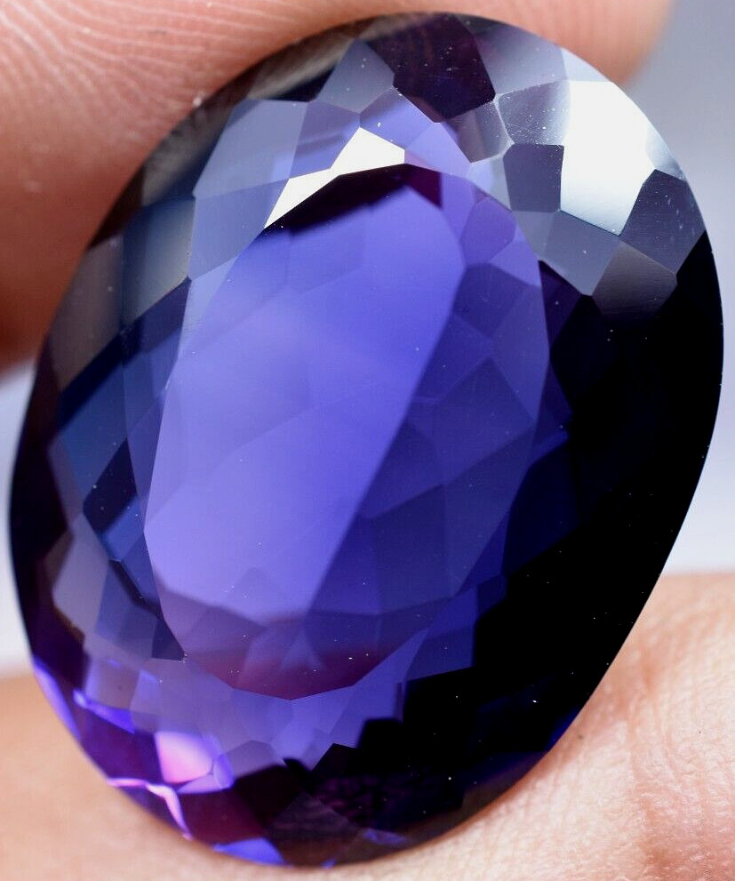 Natural 30.00 Ct Boysenberry Sapphire GGL Certified fabulous Loose Gemstone