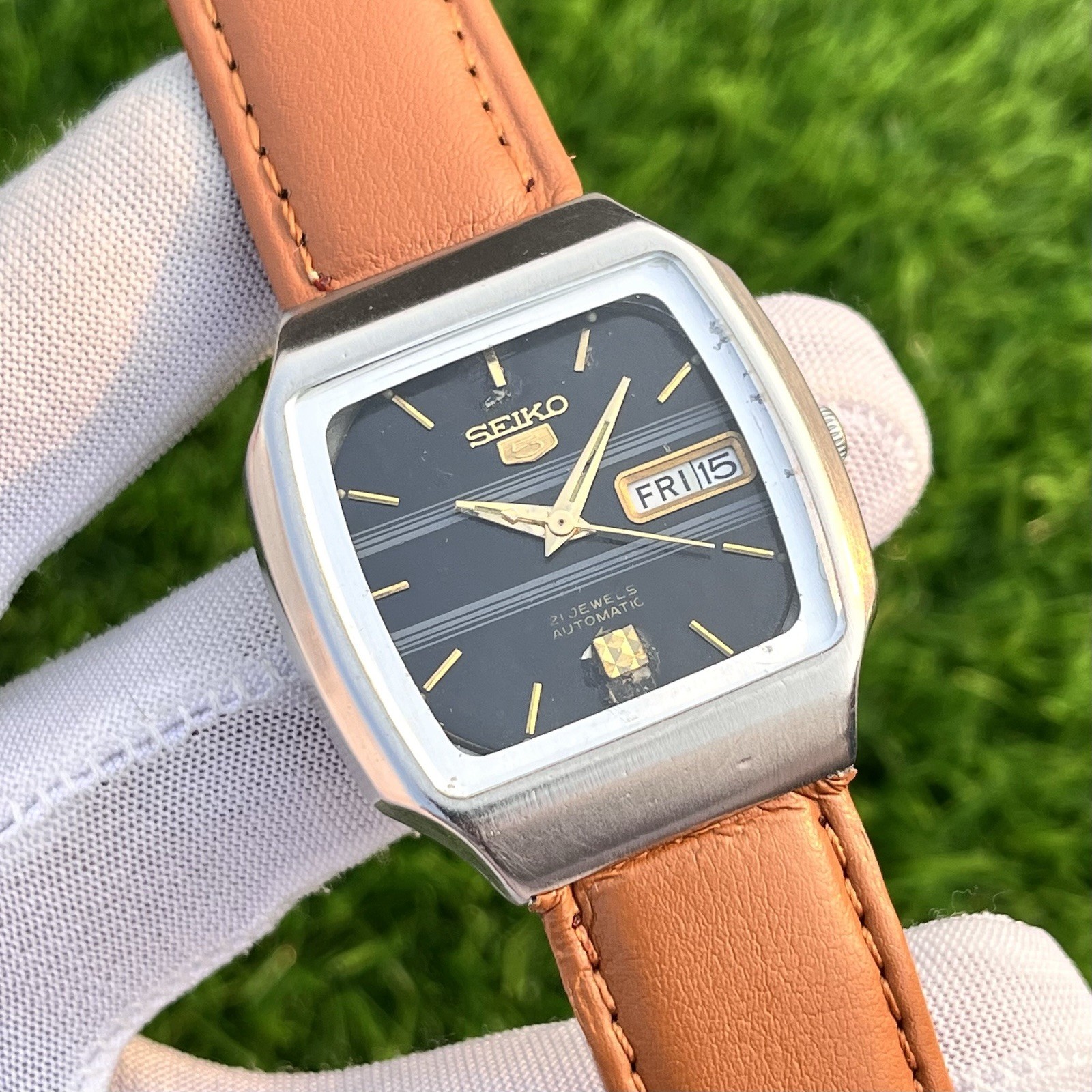 Vintage Seiko 5 Dress Formal Automatic Japan Made Men’s Watch Cal 6309