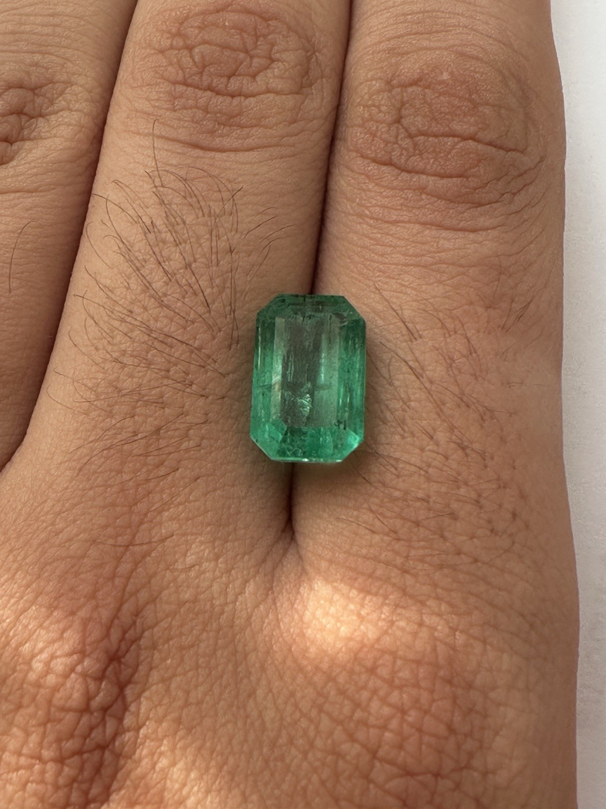 Natural Panjshir Emerald Green Transparent Gemstone 6.65 ct Loose