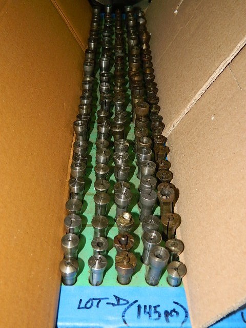 Watchmakers Lathe 10MM collets D Collets fits LEVIN Lathe 145 Pieces LOT – D