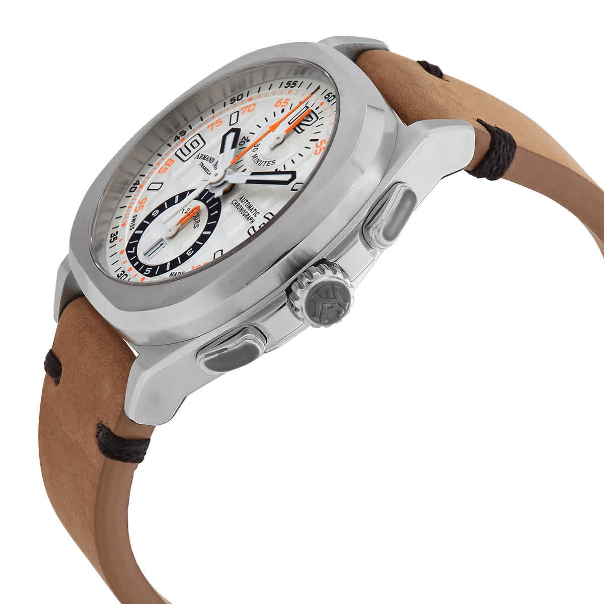 Armand Nicolet JH9 Chronograph Automatic Silver Dial Mens WatchA668HAAAOPK4140CA