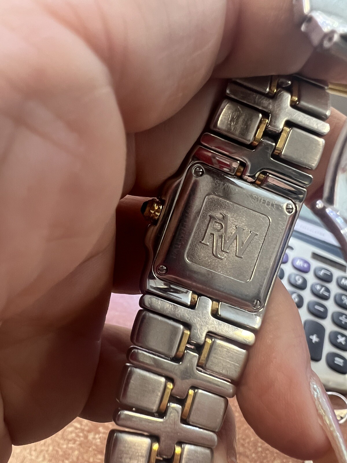 Ladies Raymond Weil Parsifal 18k Yellow Gold And stainless Steel With DIAMONDS