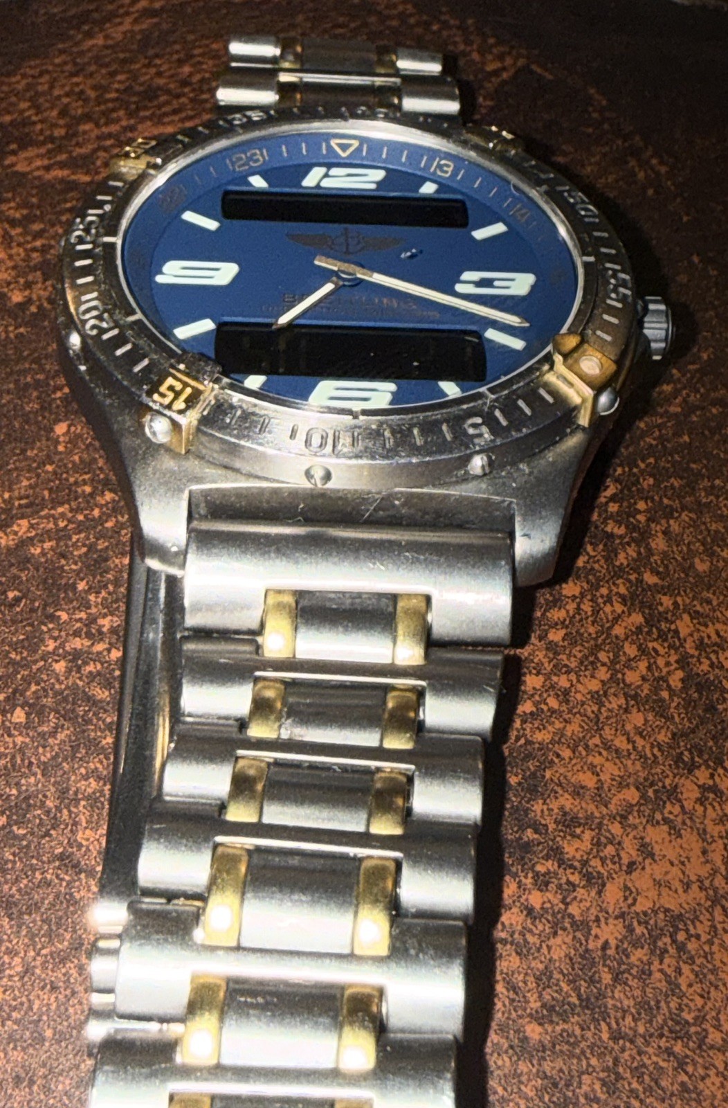 Breitling Aerospace Repetition Minutes Titanium B65062 Blue Dial Quartz Watch
