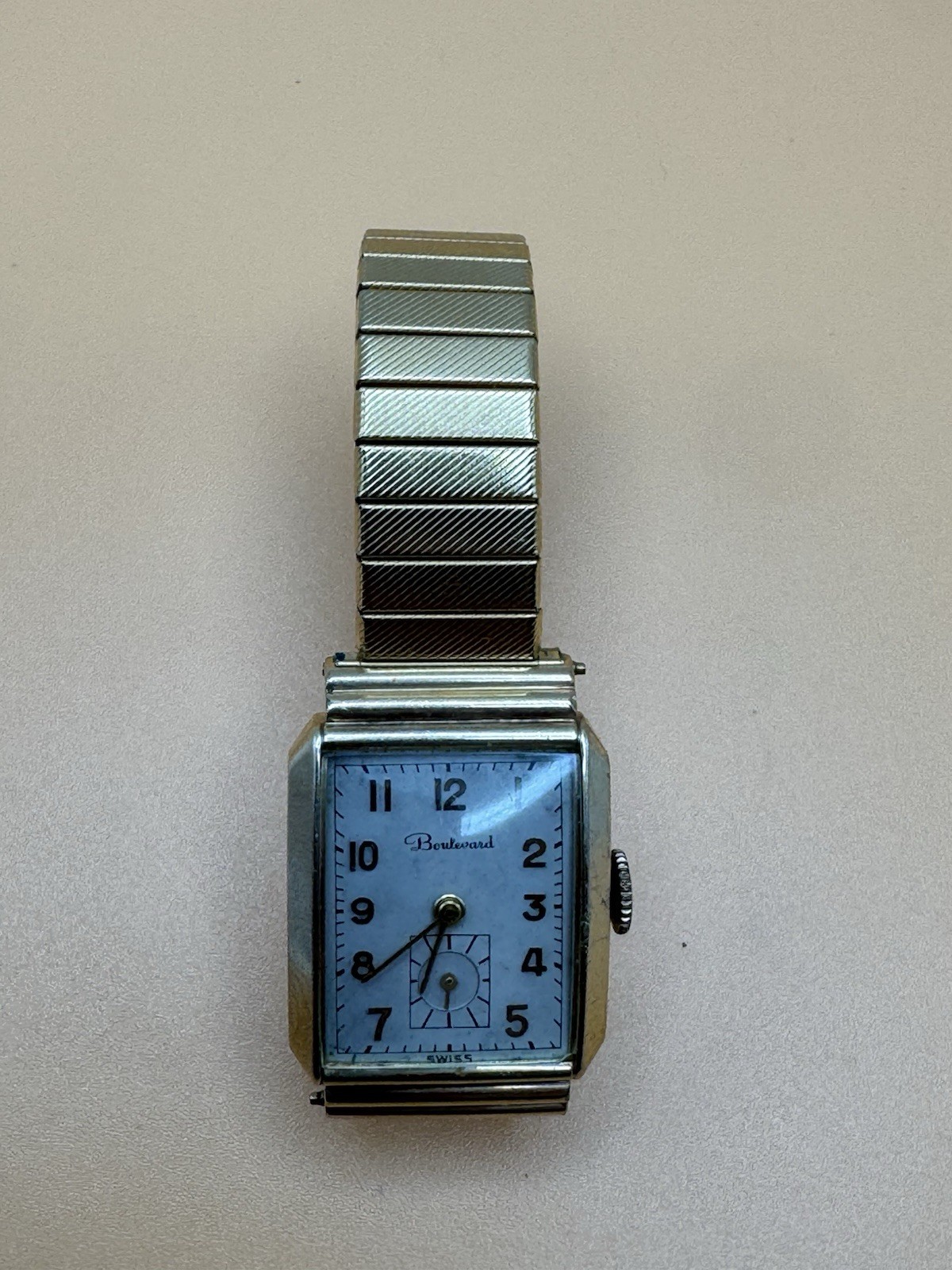 Boulevard Vintage Tank Watch RUNS 17J SELLING AS IS 22.5mm 10 GF