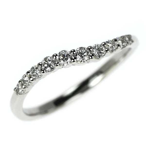 Vendome Aoyama Pt950 diamond ring 0.27ct – Auth free shipping from Japan- Auth S