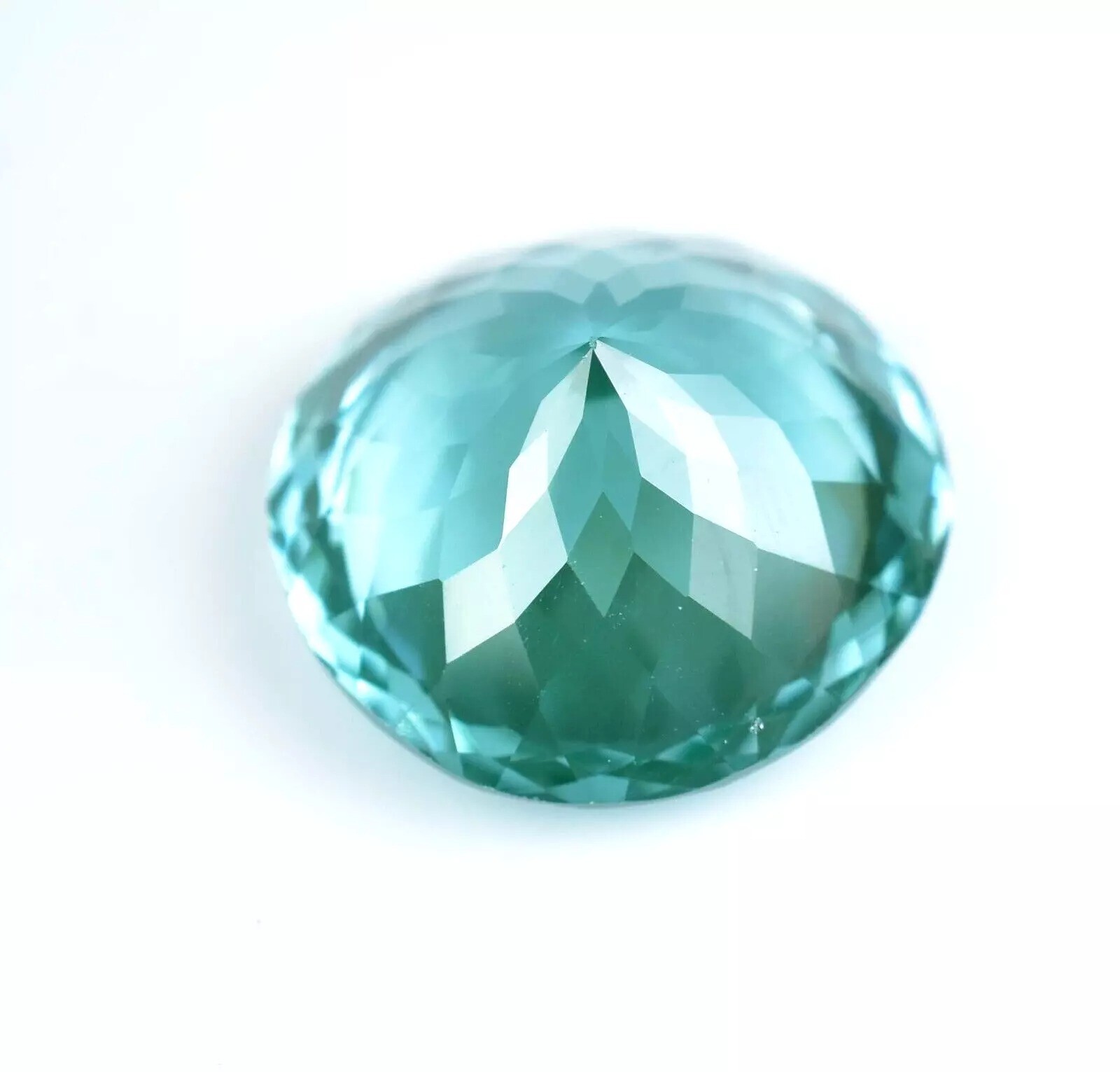 Huge Flawless 40.55 Ct Natural Bluish Green Parti Sapphire AAA Loose Gemstone