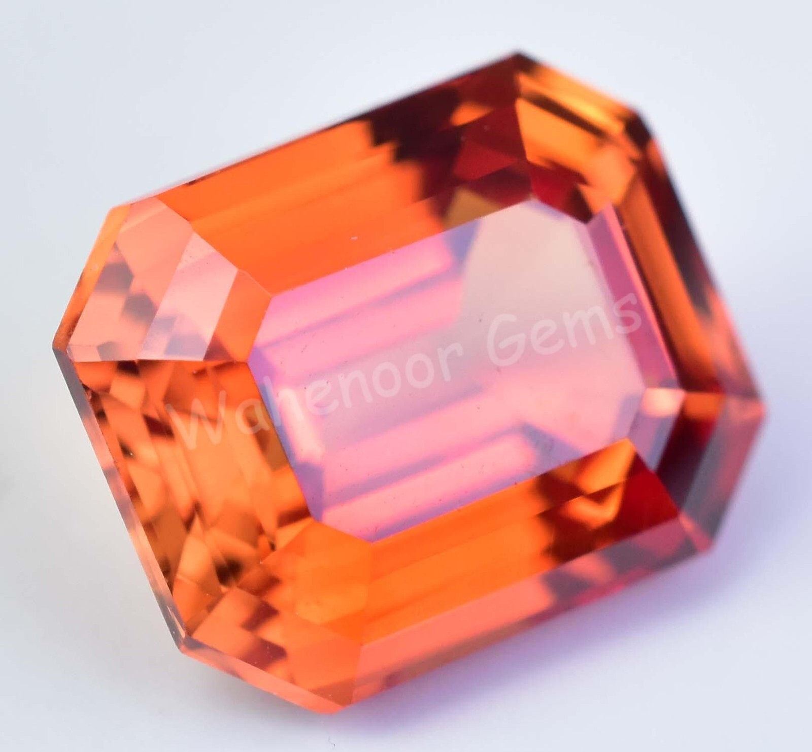 6.50 Ct Natural Mandarin Orange Spessartite Garnet Namibia Gemstone Certified