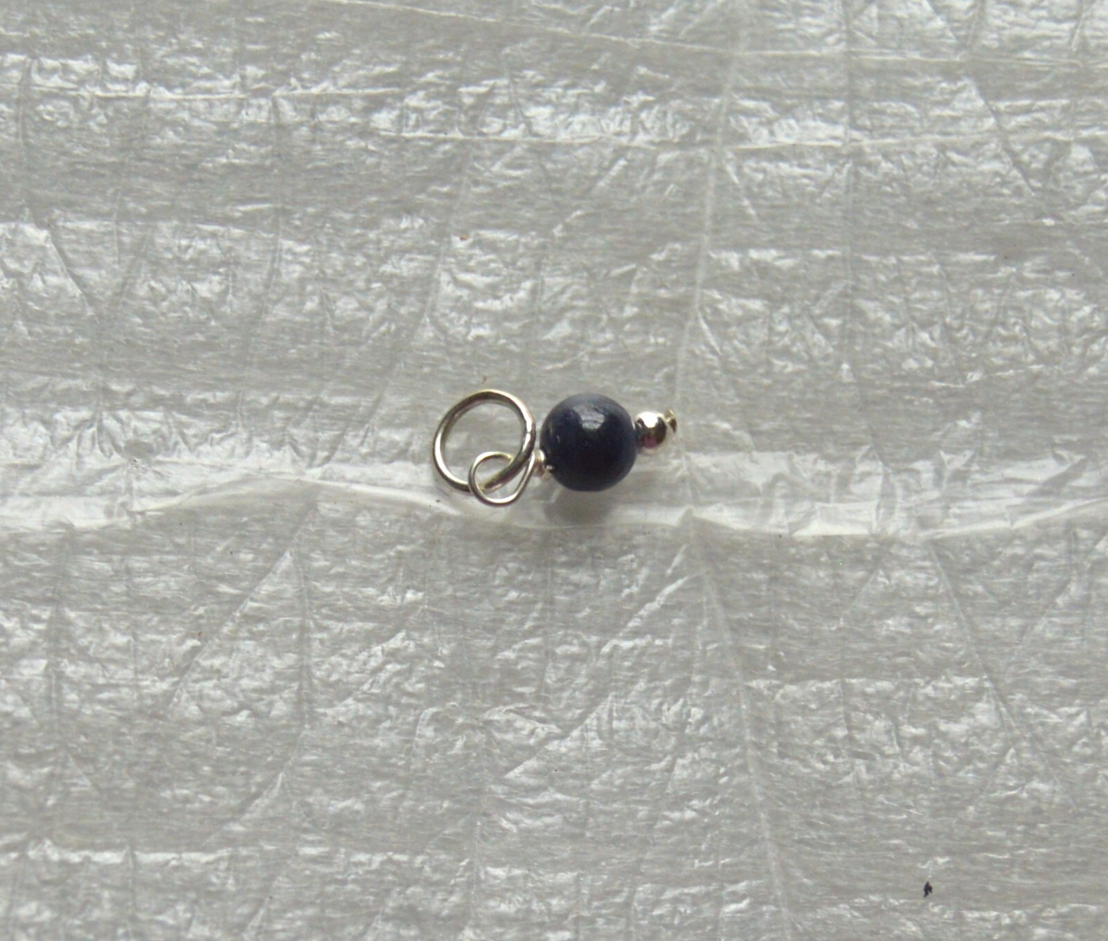 Birthstone Charm September Sapphire Corundum Charm New Jewelry Birthdays
