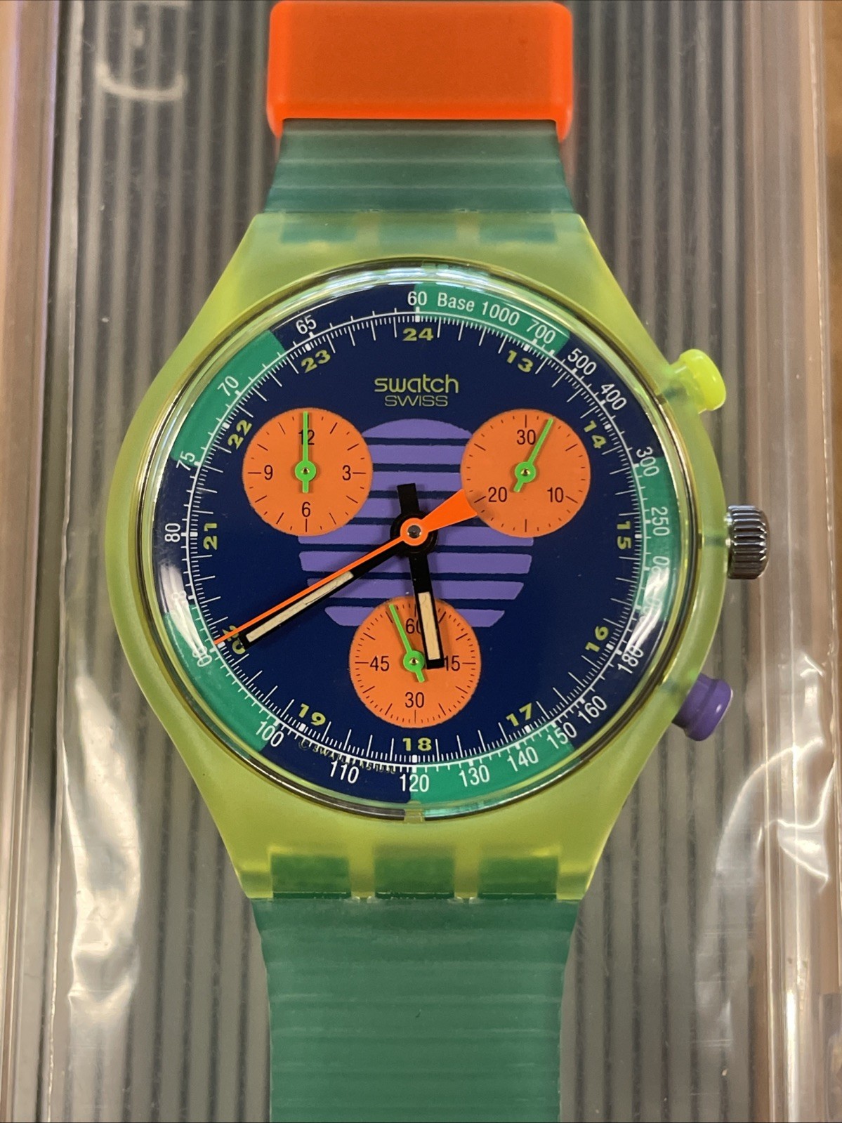 (C3426) New Never Worn Swatch Chrono Neo Wave – SCJ100