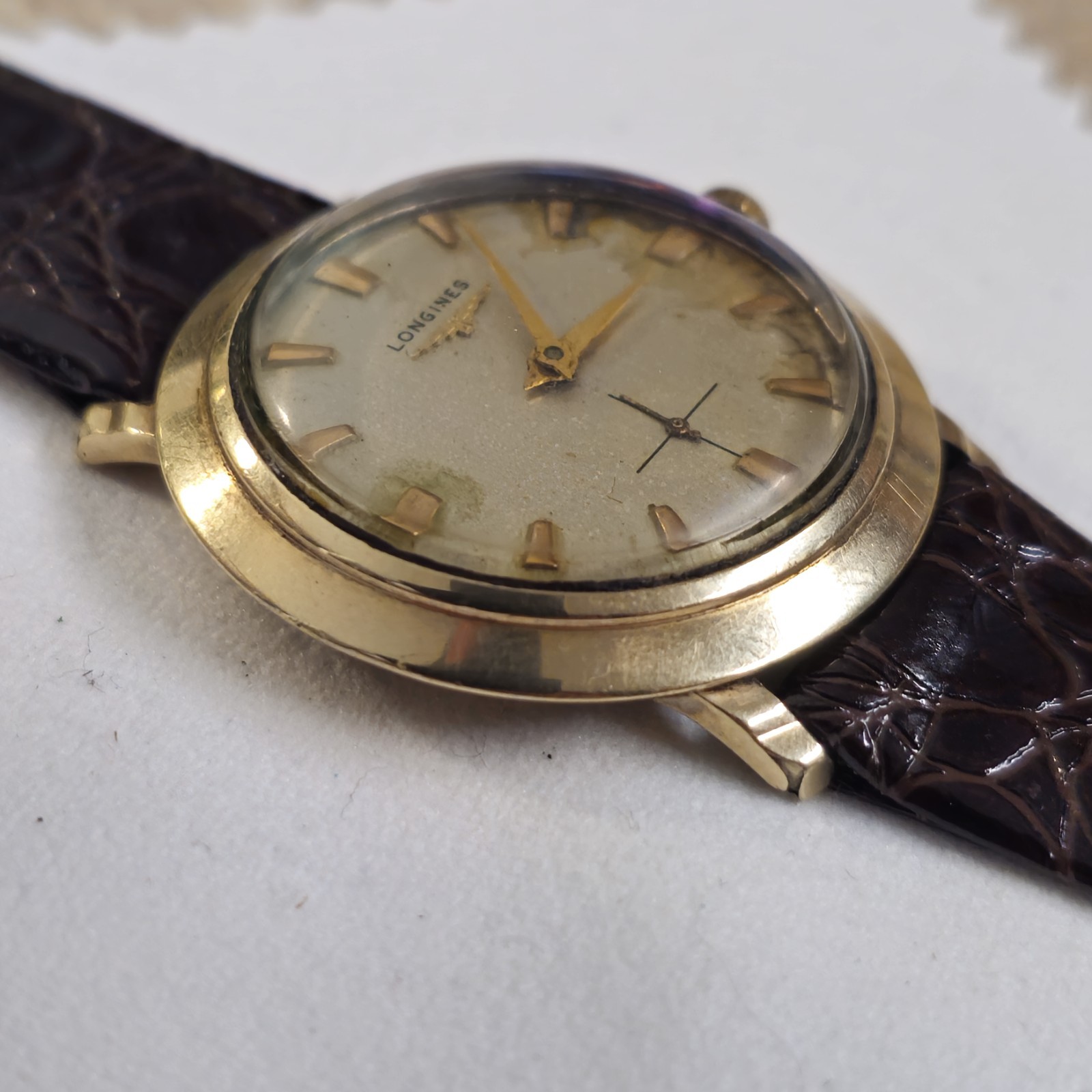 1954 Longines-Wittnauer Cal. 23Z 10K GF – Runs(2min Off In 24hrs)+ Leather Strap