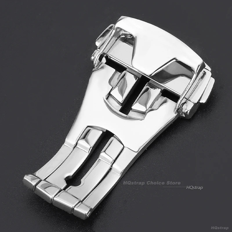 16mm-20mm Watchband Folding Buckle Stainless Steel Deployment Clasp For Omega