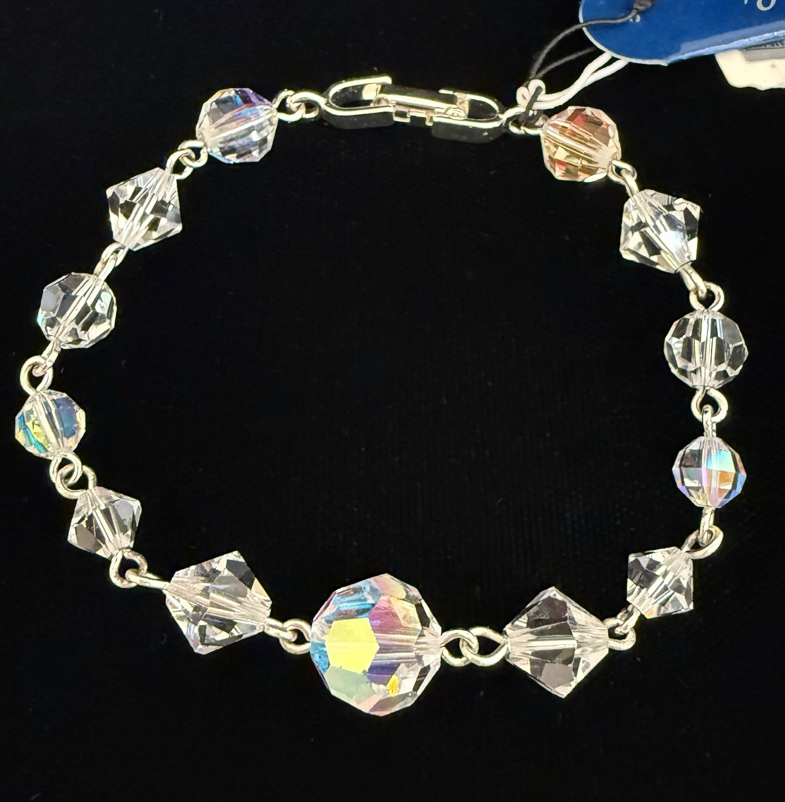 Givenchy Swarovski Crystal Beaded 7 Inch Bracelet – New With Tags – Size Small