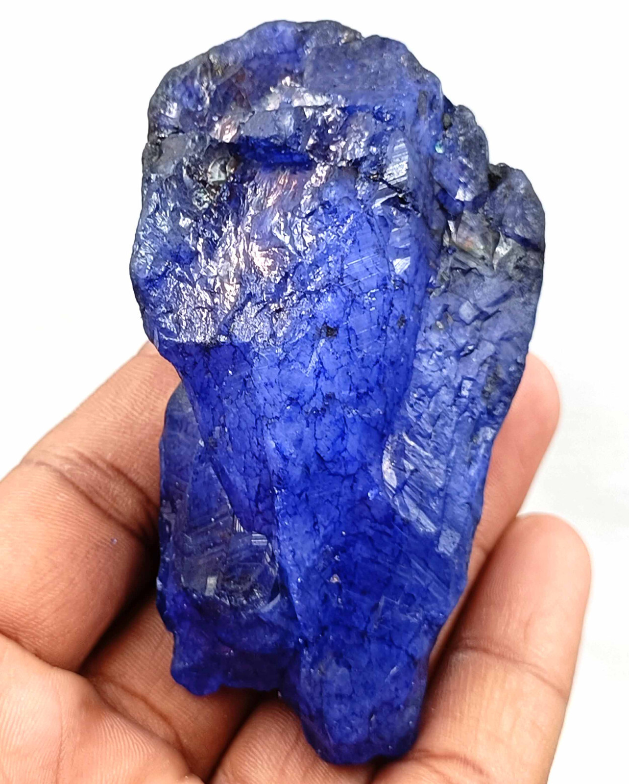 720 Ct Natural Blue Sapphire EGL Certified Uncut Rough Chunk Loose Gemstone 25S