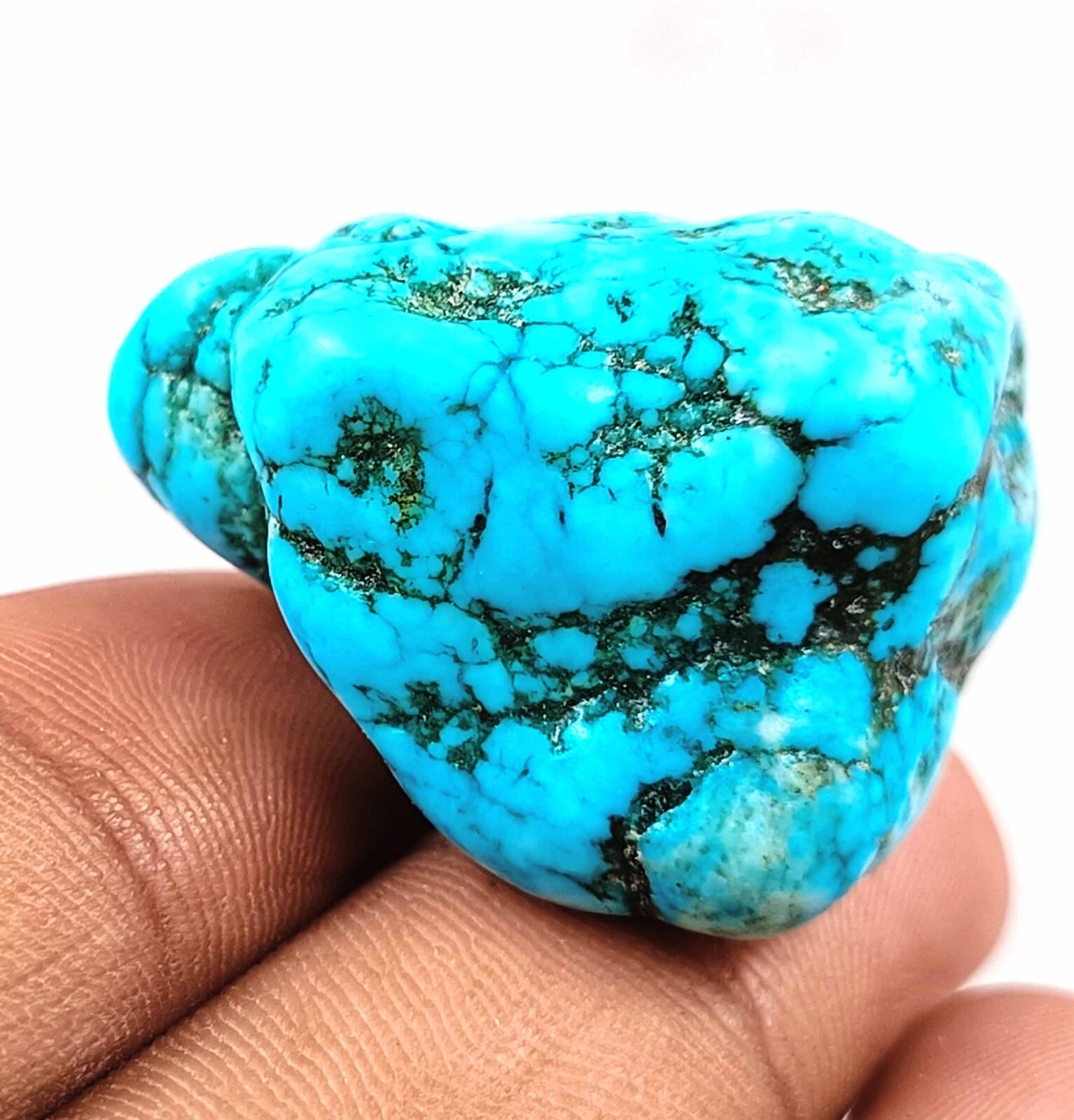 IGL Certified Top Quality Arizona Turquoise 94 Ct Natural Rough Loose Gem 5DNR