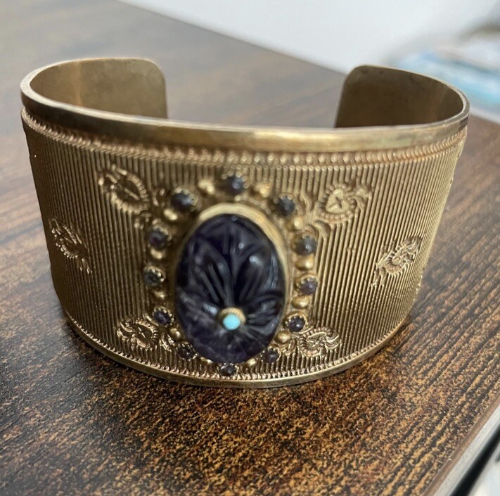 Vintage French Cuff Bracelet, Tana Bijoux