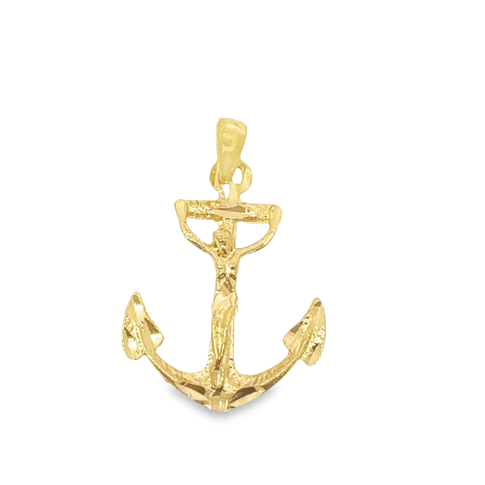 Jesus Cross Crucifix , Anchor Church pendant