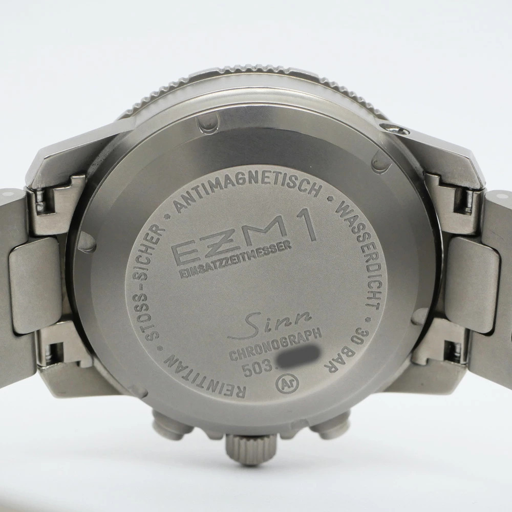 SINN Ezm1 Chronograph 503.EZM-1 Black Men’s Used Watch #101021