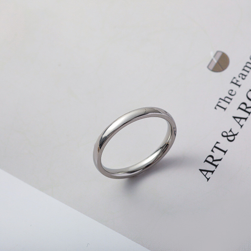 Stainless Steel Ring Wedding Band ​High Polish Band Size 8 to 11