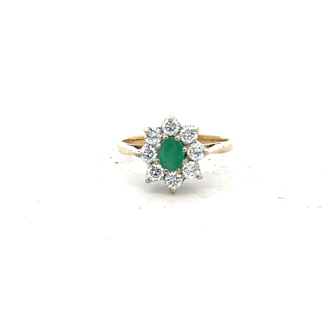 9ct yellow gold ring size J (sh25937b)