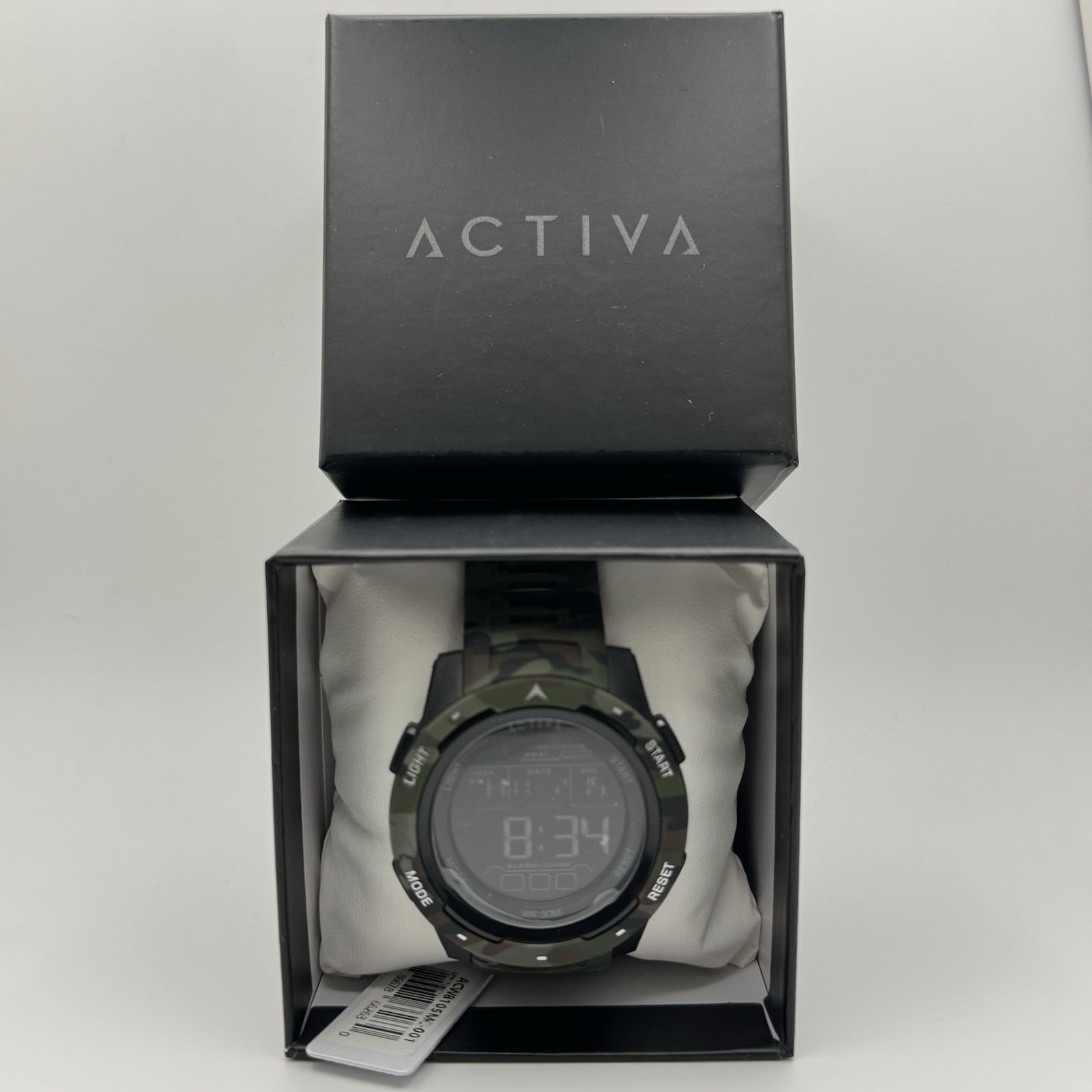 Activa X Invicta Digital Watch Green Camouflage ACW8105MC-001 NEW With box