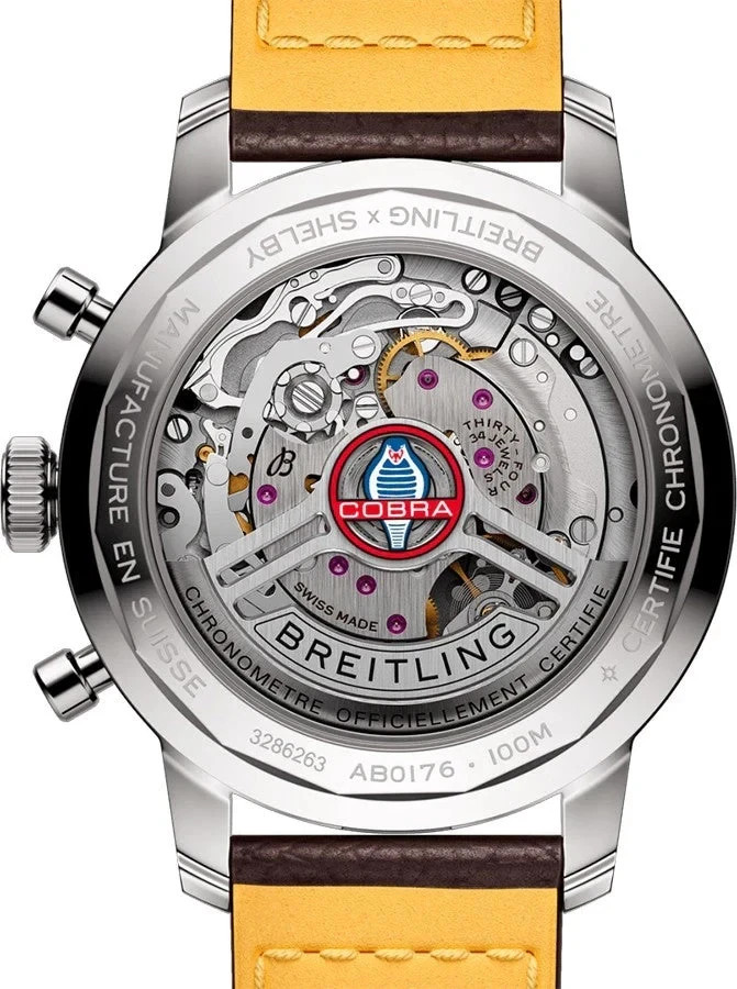 Breitling Top Time Blue Dial Stainless Steel Shelby Cobra Men’s Watch AB0176