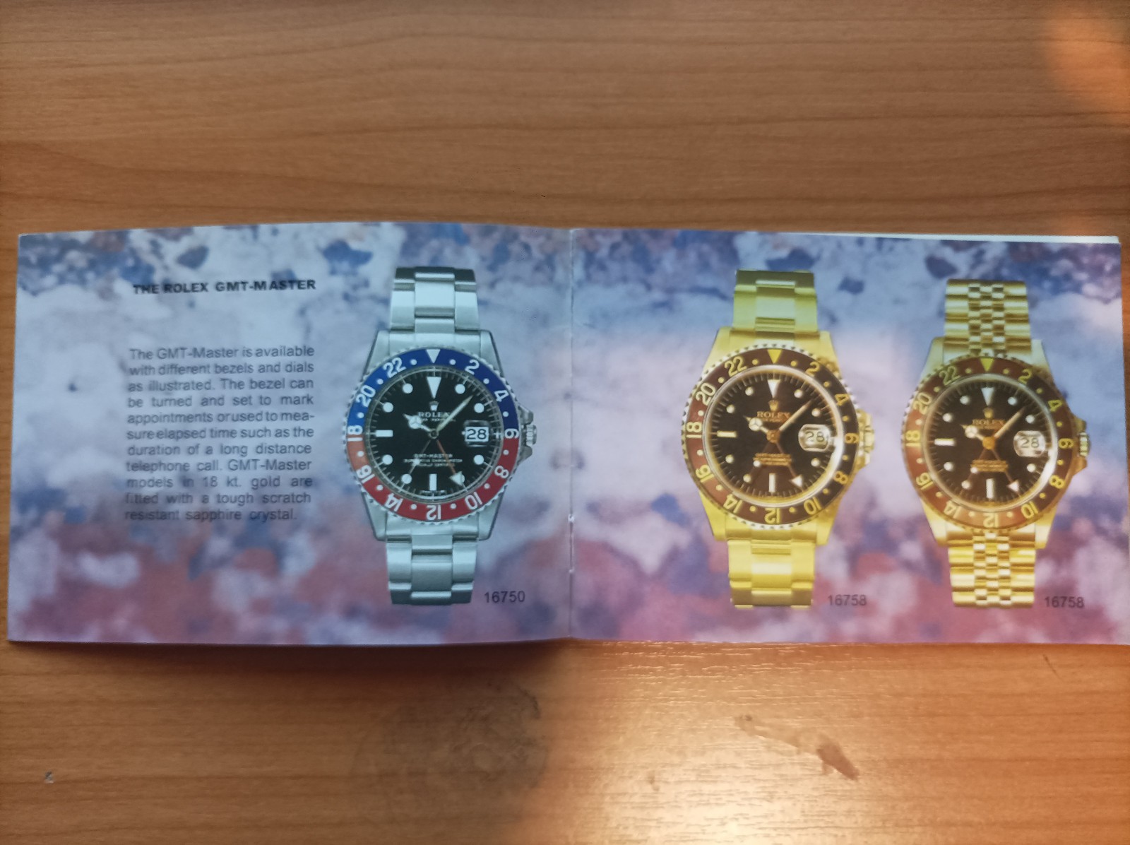 Rolex GMT-Master Manual Booklet english USA 1981 good condition