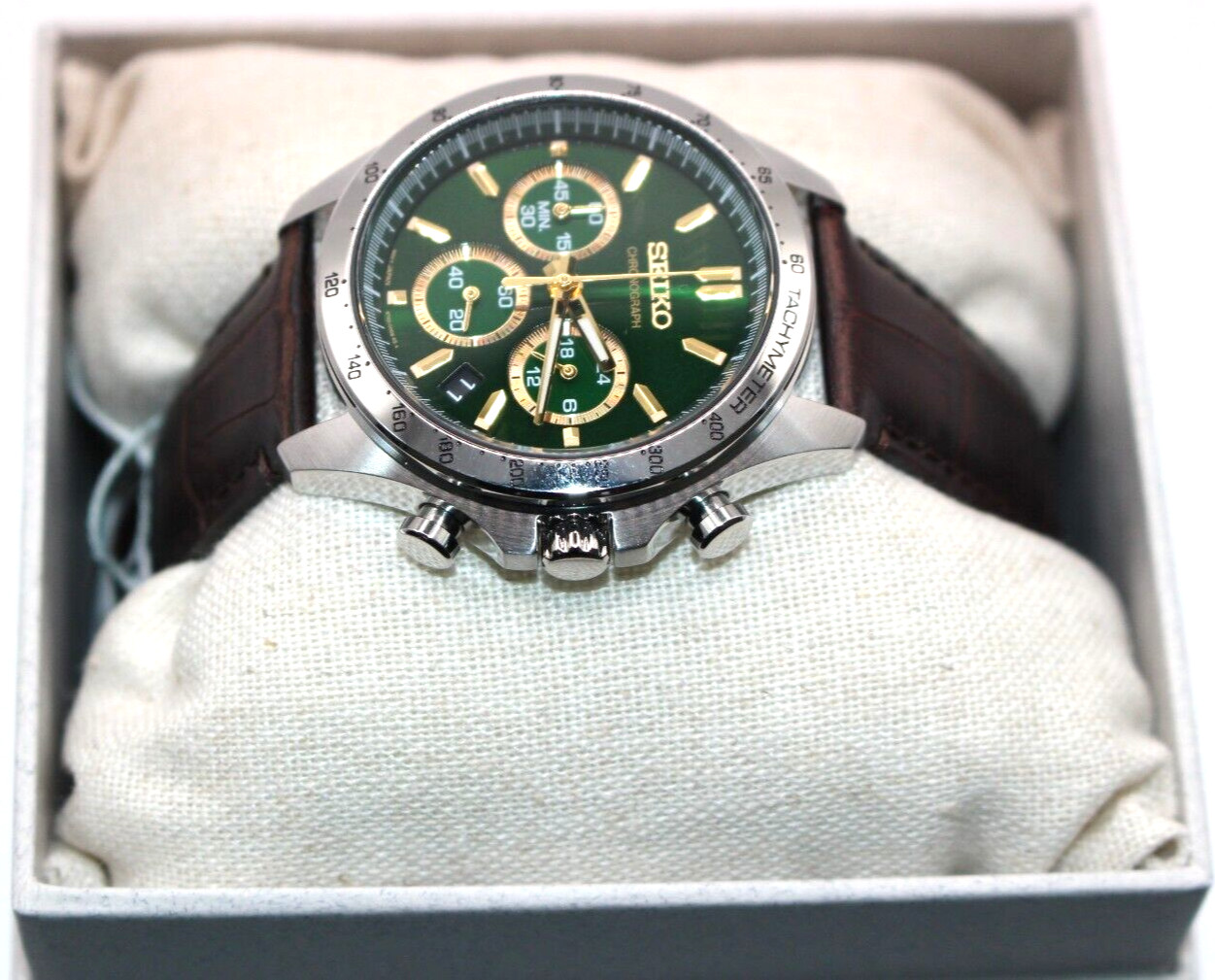 SEIKO SEIKO SELECTION SBTR017 Chronograph Men’s Watch New in Box Authentic JP